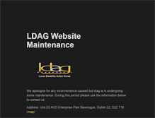 Tablet Screenshot of ldag.ie